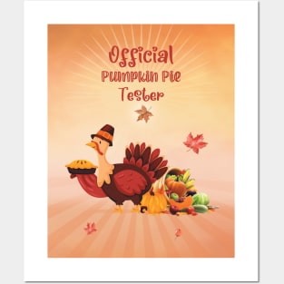 Official Pumpkin Pie Tester Posters and Art